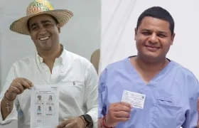 Jairo Aguilar, Gobernador electo, y Genaro Redondo, Alcalde de Riohacha.