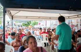 Candidato Alfredo Varela en Usiacurí.