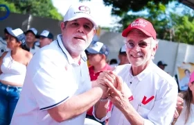 Senador Antonio Zabaraín y Eduardo Verano, candidato a la Gobernación del Atlántico.