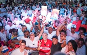 Candidato a la Gobernación del Atlántico, Eduardo Verano y Alejandro Char, candidato a la Alcaldía de Barranquilla.