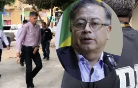 Fiscal Burgos y Gustavo Petro