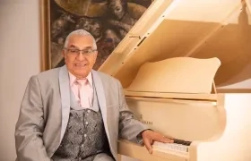 El bolerista soledeño Alci Acosta. 