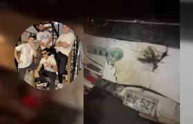 La Banda del 5 sufrió accidente. 