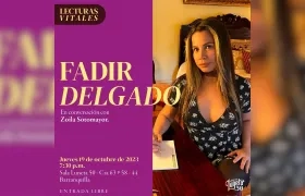 Fadir Delgado, poeta barranquillera.