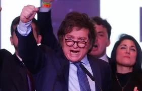 El candidato a la presidencia de Argentina, Javier Milei.