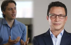  Daniel Quintero Calle, exalcalde de Medellín, y Carlos Caicedo, exgobernador del Magdalena.