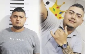 Rafael Antonio Almanza Castillo. Imagen de la izquierda cuando fue capturado por la Policía.