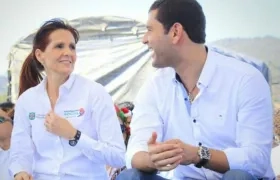Rosa Cotes y Luis Miguel 'Mello' Cotes, exgobernadores del Magdalena.