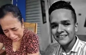 Doña Ruby y su nieto Yordi Esteban Méndez Fernández.