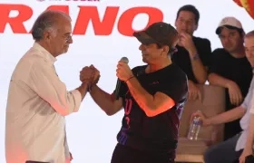 Eduardo Verano, candidato a la Gobernación, y Alex Char, aspirante a la Alcaldía de Baranquilla