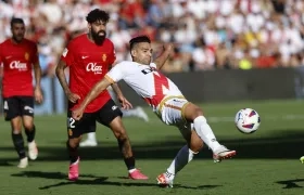 Falcao García marcó de pena máxima en el último partido contra el Real Mallorca. 