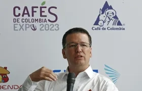 El gerente general de la Federación Nacional de Cafeteros (FNC), Germán Alberto Bahamón