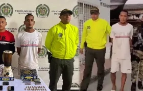 Capturan a dos presuntos 'Costeños' en Soledad.