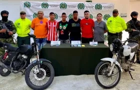 Capturados por cometer atracos en el norte de Barranquilla.