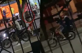 Imágenes del atraco.