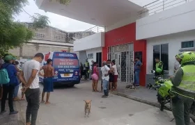 Camino El Pueblo a donde fueron llevadas las tres víctimas del ataque sicarial.