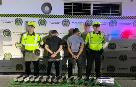 Los dos capturados con arsenal de guerra en el Valle del Cauca. 