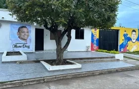 Casa de Luis Manuel Díaz, padre de Luis Díaz secuestrado.