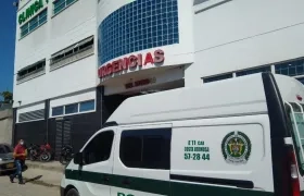 Yerlin Antonio Dávila Lugo fue llevado a la Clínica Porvenir, donde se confirmó su muerte. 