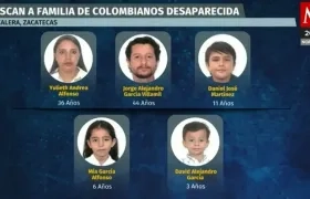 Desaparece una familia colombiana, entre ellos tres menores, en el estado de Zacatecas, México