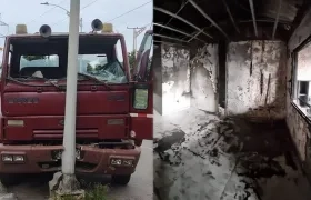 Accidente e incendio donde lamentablemente perdieron la vida una niña y un niño. 