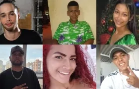 Varios de los rostros de las personas asesinadas en el mes de noviembre en diferentes circunstancias. 