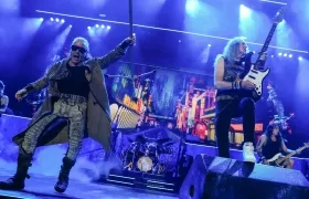 La banda británica de heavy metal Iron Maiden.