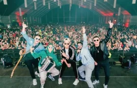 Agrupación vallenata 'La banda del 5'.