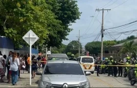 Ataque sicarial en el barrio Olaya.