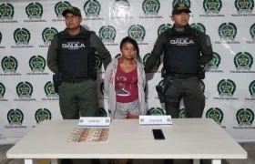 Mariana Echavarría Valencia, capturada.