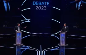 Javier Milei y Sergio Massa.