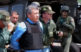 Miguel Rodríguez Orejuela en el momento de su extradición.