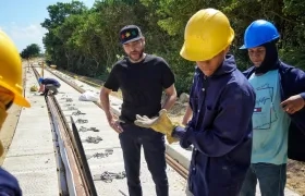 El Alcalde de Barranquilla, Jaime Pumarejo.