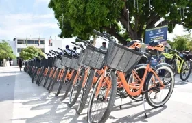 Bicicletas para el disponibles para el público en Valledupar.