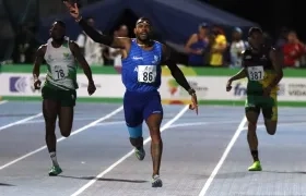 Antony Zambrano, ganador de la medalla de oro en los 400 metros. 