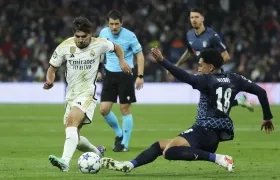 Brahim Díaz fue inicialista y marcó el primer gol del Real Madrid.
