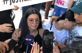 Natalia, novia del ingeniero fallecido Jack Ramírez.