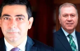 Fernando Castillo, presidente de la Corte Suprema de Justicia, y Aurelio Enrique Rodríguez, presidente del Consejo Superior de la Judicatura.