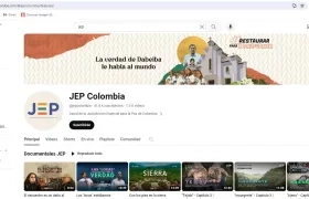 Canal de YouTube de la JEP