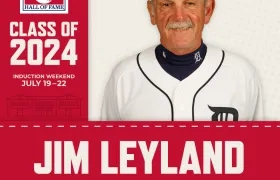 Jim Leyland, exmánager de Grandes Ligas. 