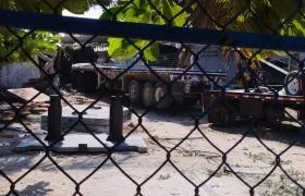 Accidente de tractomula en Pradomar