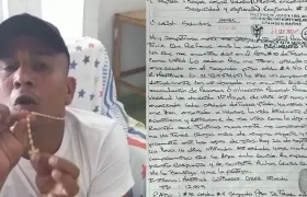 Alias 'Negro Ober' y la carta que le escribió al Inpec. 