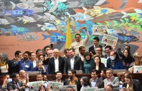 Cámara de Representantes tras aprobación en tercer debate el proyecto de Reforma a la Salud.