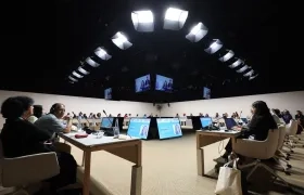 Imagen de una reunión de la COP28.