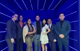 Delegación de jóvenes premiados.