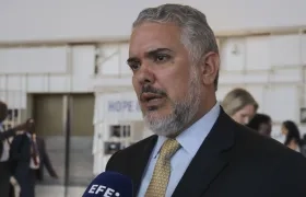 El expresidente Iván Duque.