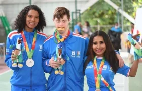 Gabriela Siso, Federico Figali y Olga Villadiego.