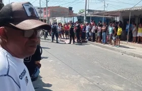 Lugar donde asesinaron al hombre en Malambo.