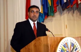 El vicepresidente de Guyana, Bharrat Jagdeo.