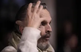 Miguel Bosé, cantante y compositor español.